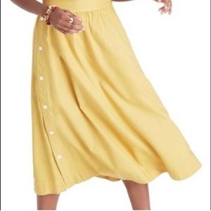 Madewell Side Button Skirt